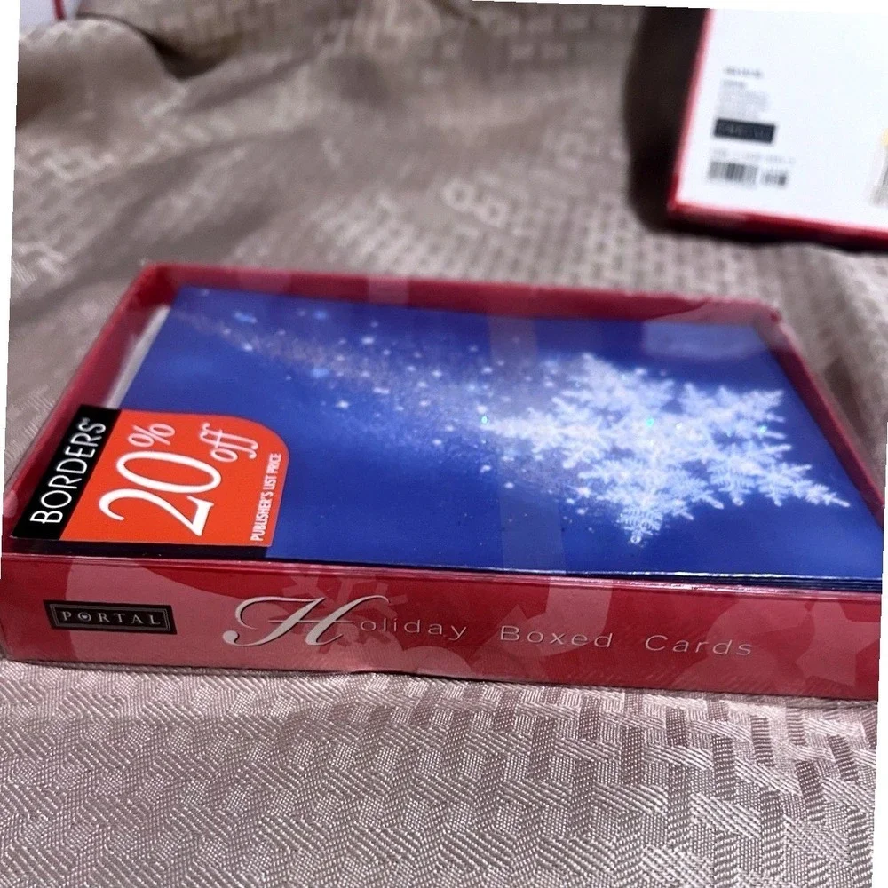 Vintage Portal Christmas Cards Magical Snowflake 30 Enveloped Boxed 2003 NOS